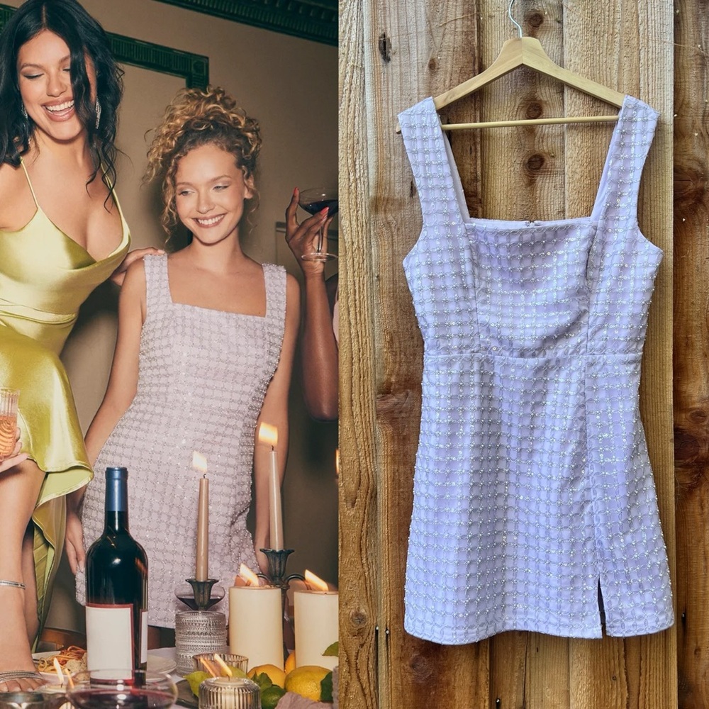 Lulu's Lavender Mini Dress